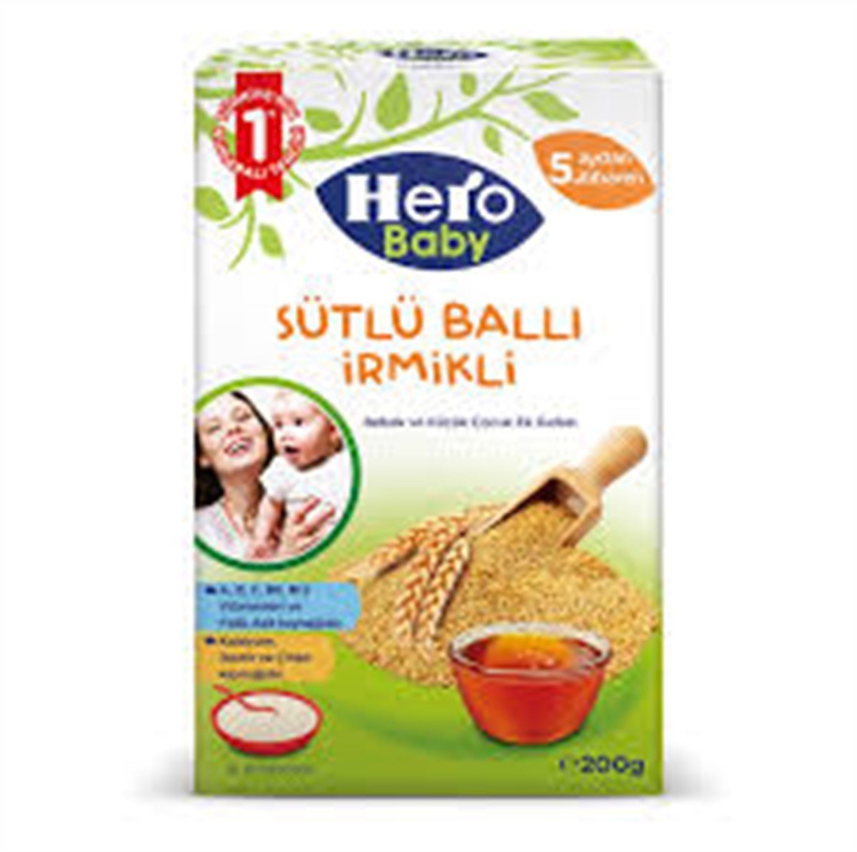 ÜLKER HERO BABY SÜTLÜ BALLI IRMIKLI 200 GR 1*12