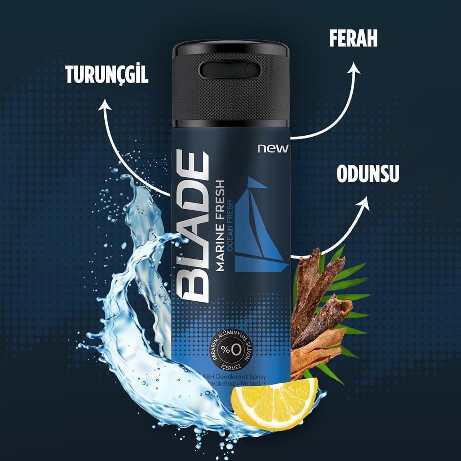 Blade - BLADE DEO MARINE FRESH 150 ML