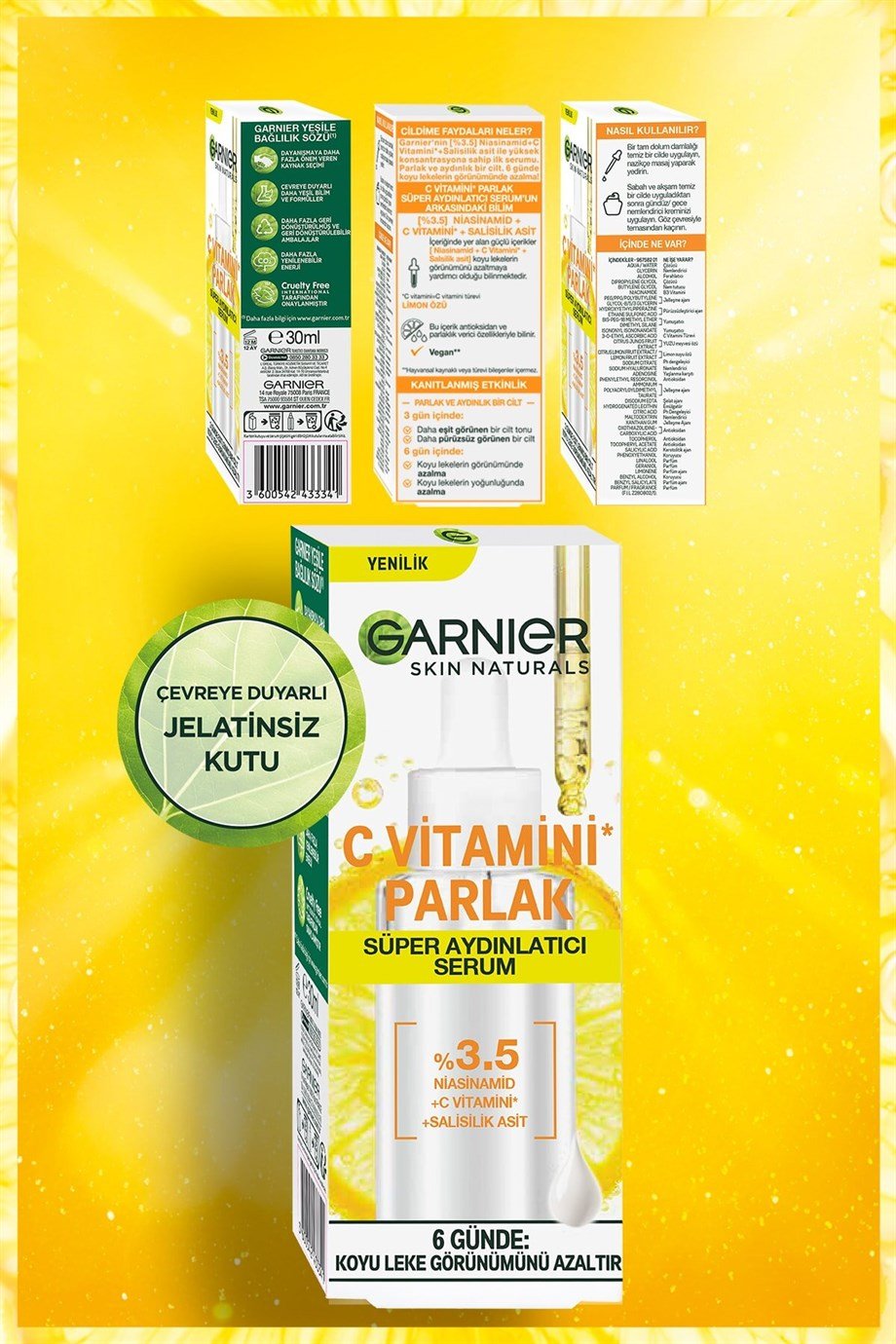 Garnier C Vitamini Parlak Süper Aydınlatıcı Serum 30 Ml
