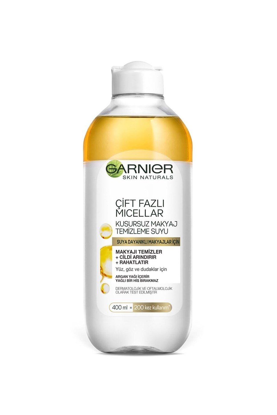 Garnier Micellar Çift Fazlı Kusursuz Makyaj Temizleme Suyu 400 Ml 