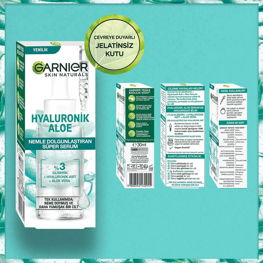 GARNIER SKIN SERUM HYALURONİK ALEO