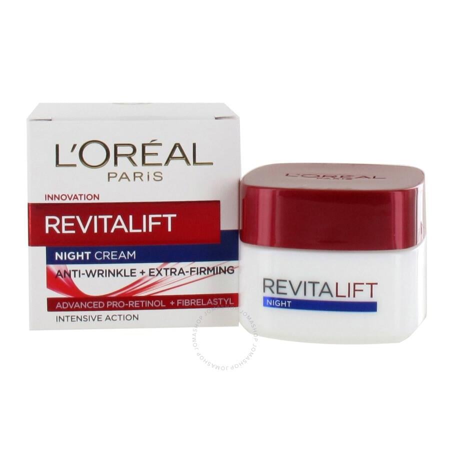 L'Oreal Paris - L'Oreal Paris Revitalift Kırışıklık Karşıtı & Sıkılaştırıcı Gece Kremi 50 Ml