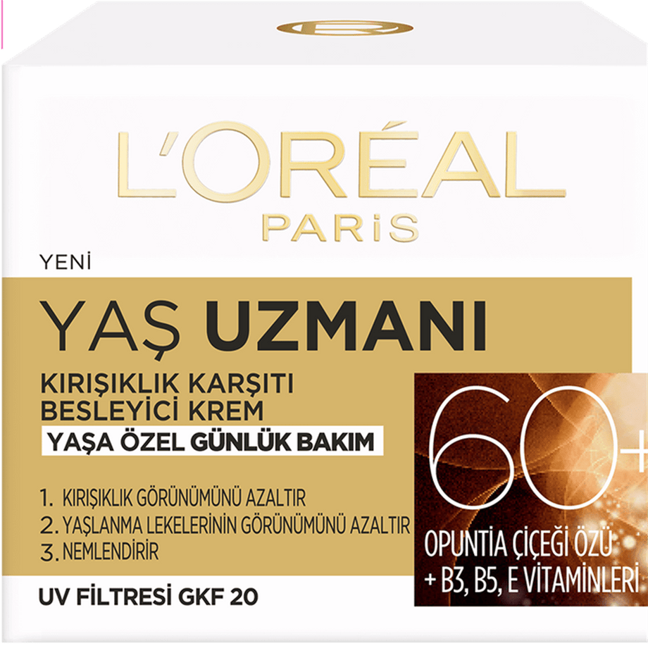 Loreal Paris - LOREAL SKIN YAŞLILIK KARŞITI +60 GKF20 GÜNDÜZ KREMİ