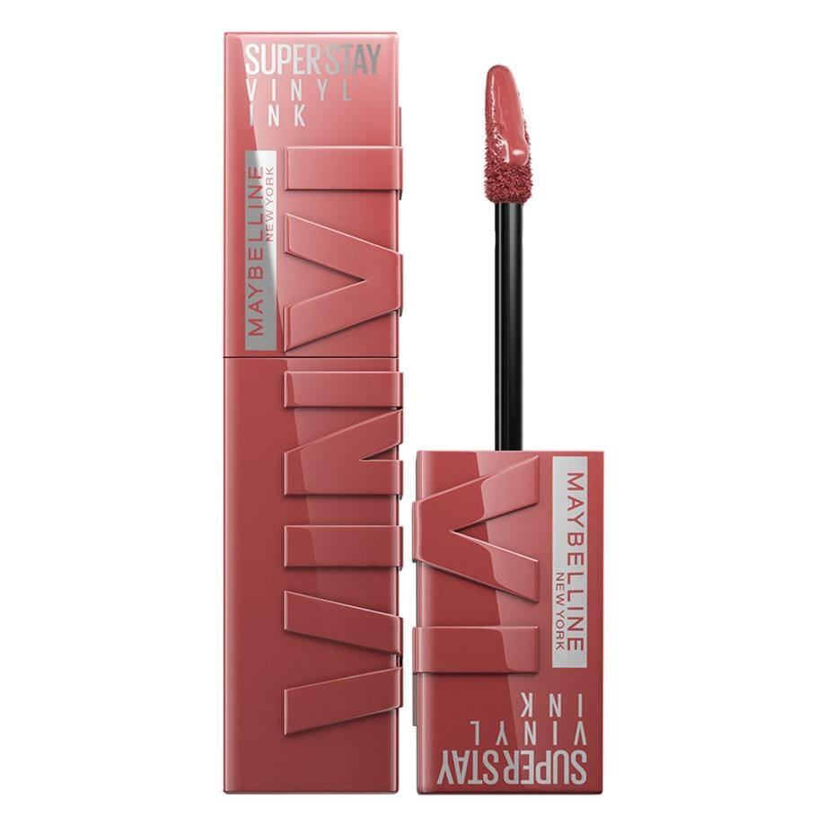 Maybelline - Maybelline New York Super Stay Vinyl Ink Uzun Süre Kalıcı Likit Parlak Ruj - 115 Peppy