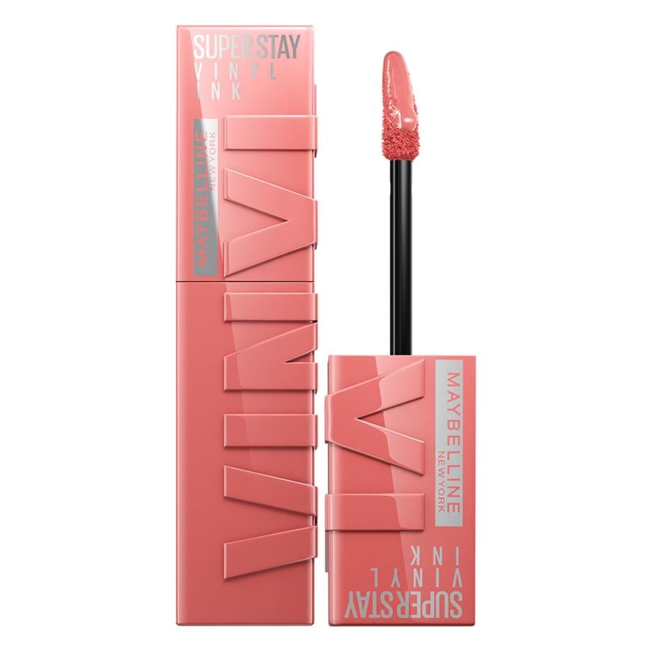 Maybelline - Maybelline New York Super Stay Vinyl Ink Uzun Süre Kalıcı Likit Parlak Ruj - 100 Charmed