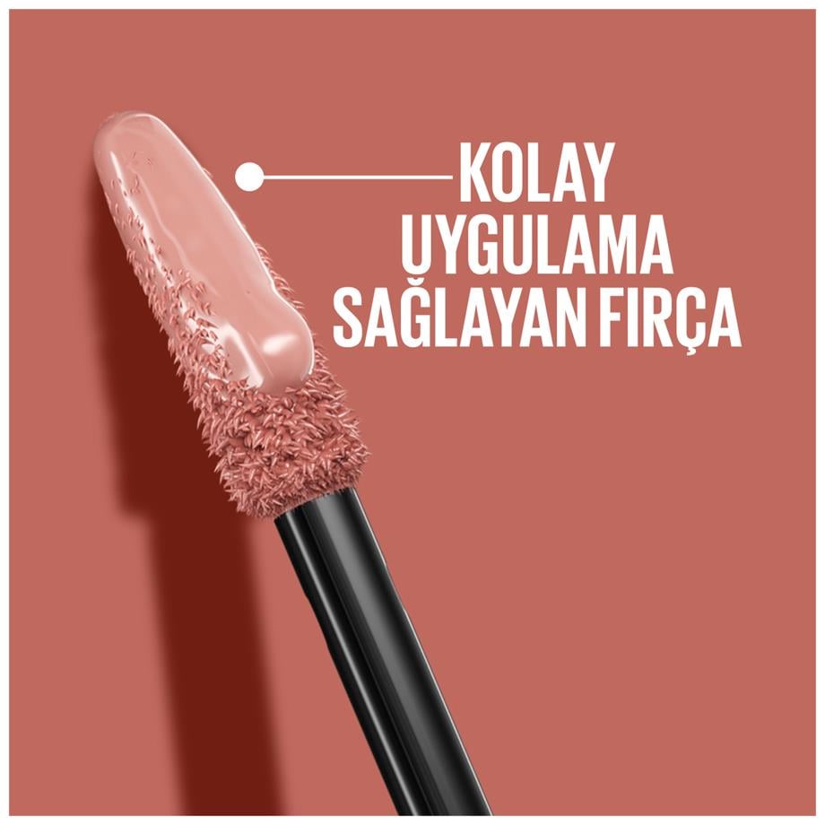Maybelline - Maybelline New York Super Stay Vinyl Ink Uzun Süre Kalıcı Likit Parlak Ruj - 100 Charmed