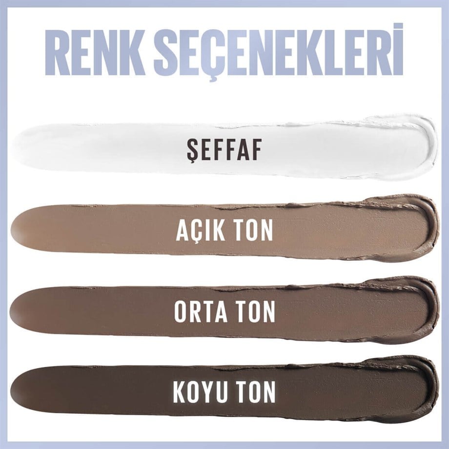 Maybelline New York Tattoo Brow Lift Kaş Kalemi - 03 Medium Brown (Orta Ton)