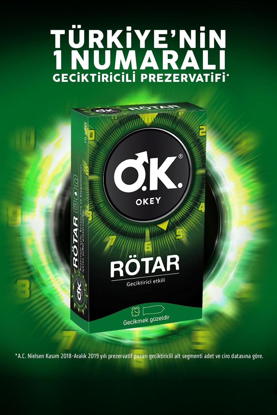 Okey - Okey Rötar Prezervatif 10 Adet