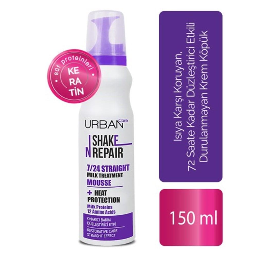 URBAN SAÇ KÖPÜĞÜ SHAKE N REPAIR HEAT PROTECTION 150 ML