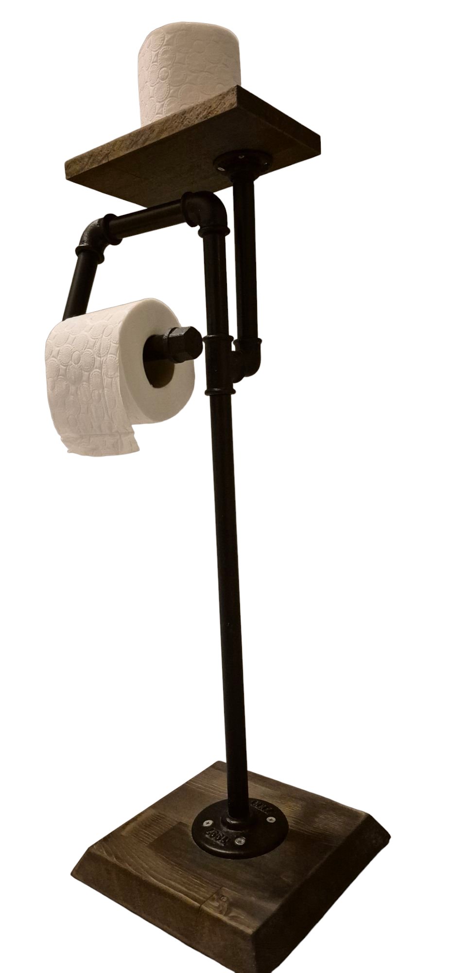 Banyo DekorasyonuTena Dekor Endüstriyel Tasarım Ayaklı Tuvalet Kağıtlık TD170425