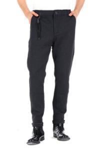 CEKMON Erkek Regular Fit Beli Lastikli Düğmeli Zincirli Yandan Cepli Kaz Ayağı Desenli Spor Jogger Pantolon 