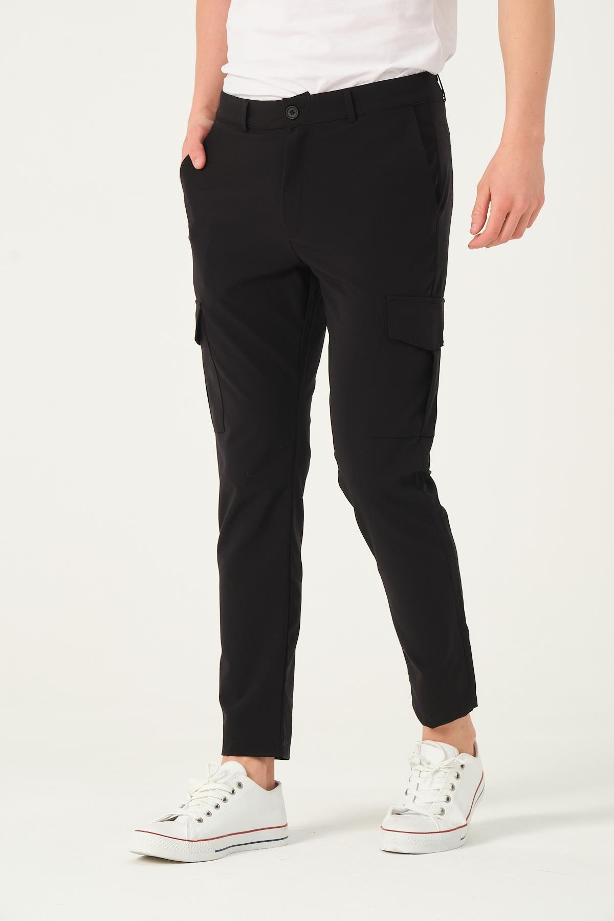 CEKMON Erkek Regular Fit  Kargo Cepli Jogger Spor Pantolon 