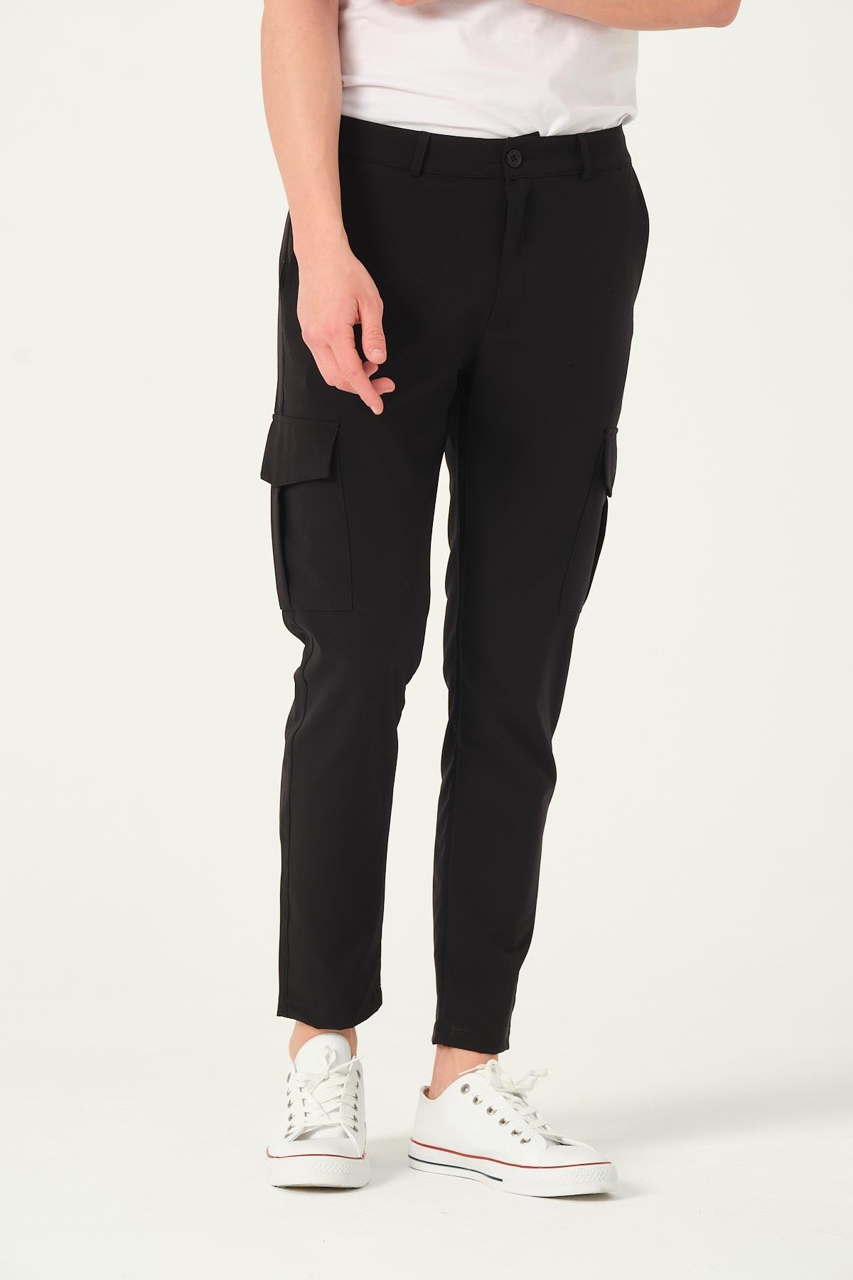 CEKMON Erkek Regular Fit  Kargo Cepli Jogger Spor Pantolon 