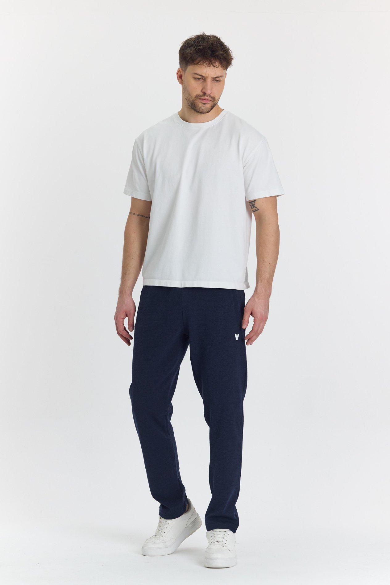 Erkek Polycotton Eşofman Altı Lacivert 5802-L