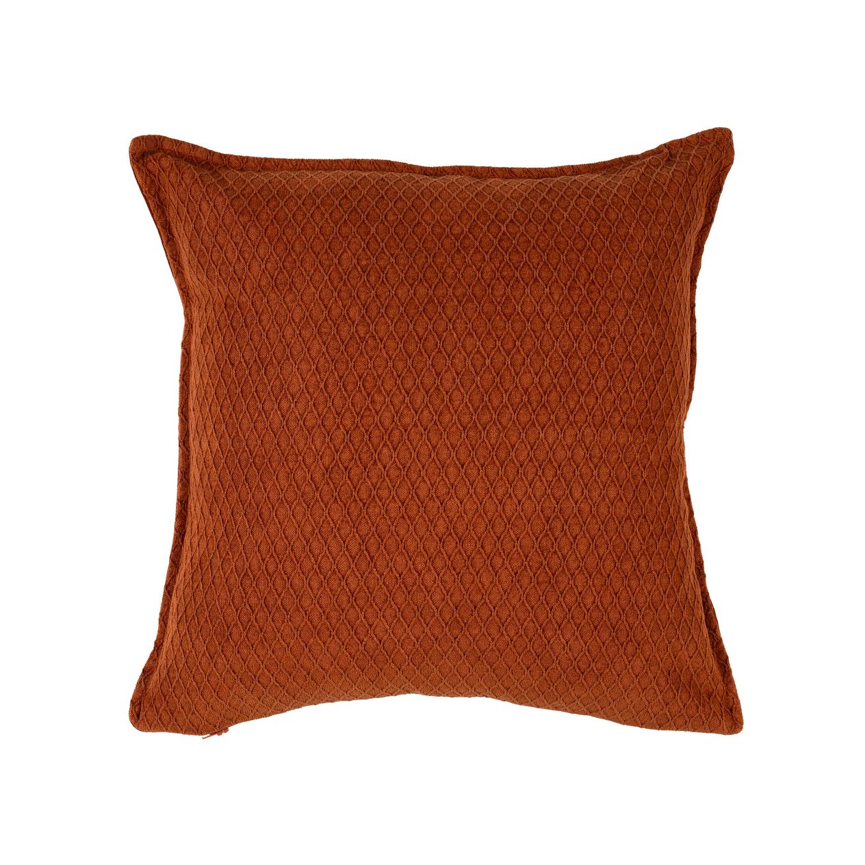 Koyu Turuncu 45x45 cm Kare Kırlent Kılıfı