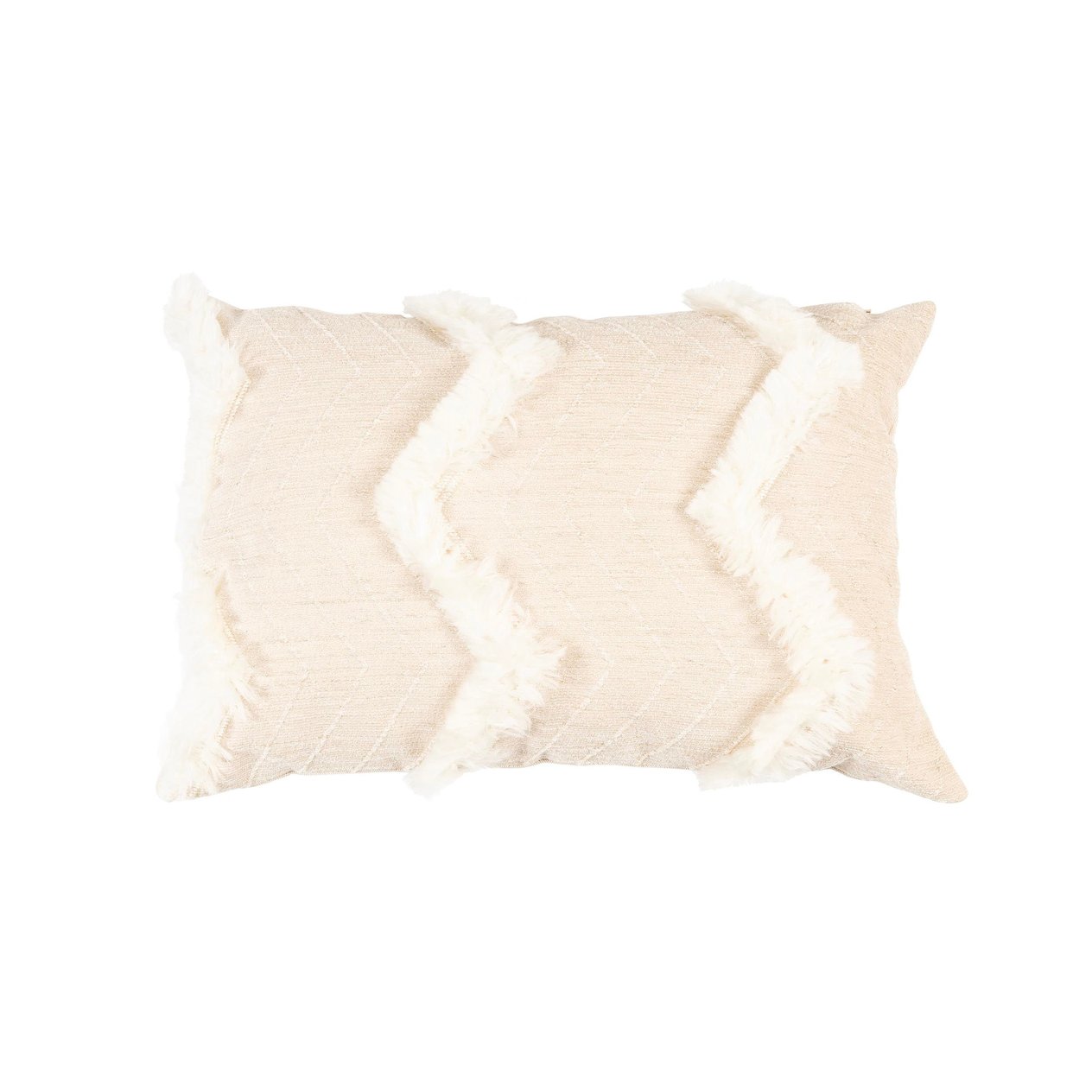 Peluş Detaylı 30x50 cm Dikdörtgen Kırlent Kılıfı CVICM1C00X000011ET-0007