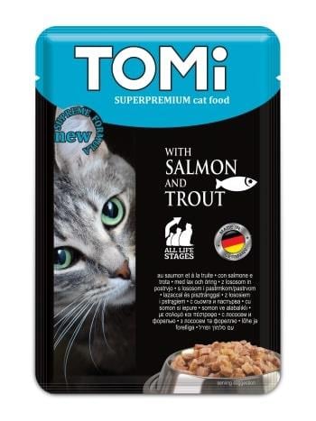 Tomi Kedi Somon - Alabalık Pouch Mama 100gr
