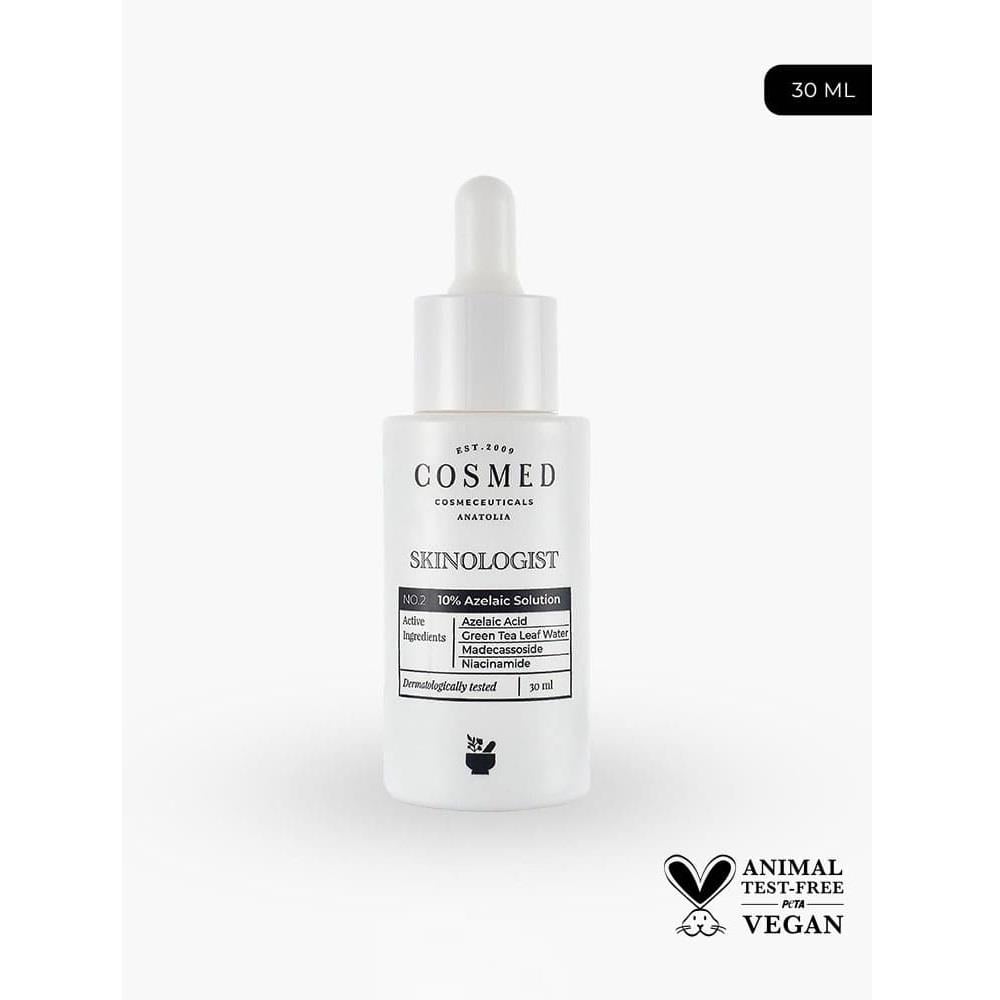 Cosmed Cosmed Skinologist %10 Azelaic Solution - Azelaik Asit ve Yeşil Çay içeren Leke Karşıtı Serum 30 ml
