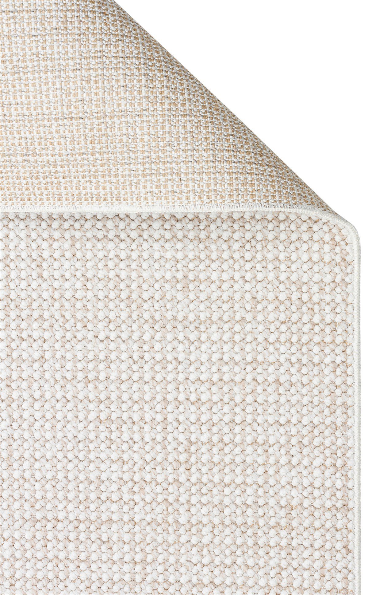 MOTTO MOT PLAIN BEIGE  Yumuşak Tuşeli Örgü Dokuma Modern Makine Halısı