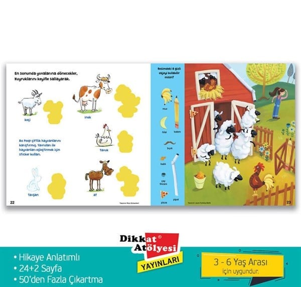 Sticker Bulmacalı Hikayeler 4'lü Set