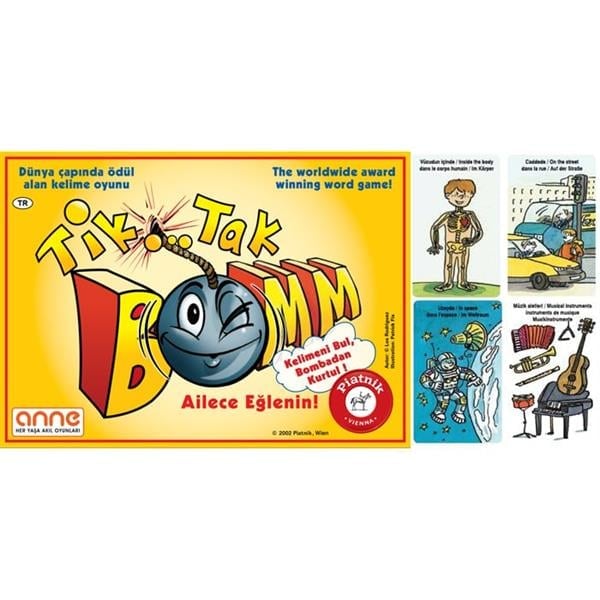 Tik Tak BOMM Kutu Oyunu | Kelimeni Bul, Bombadan Kurtul!