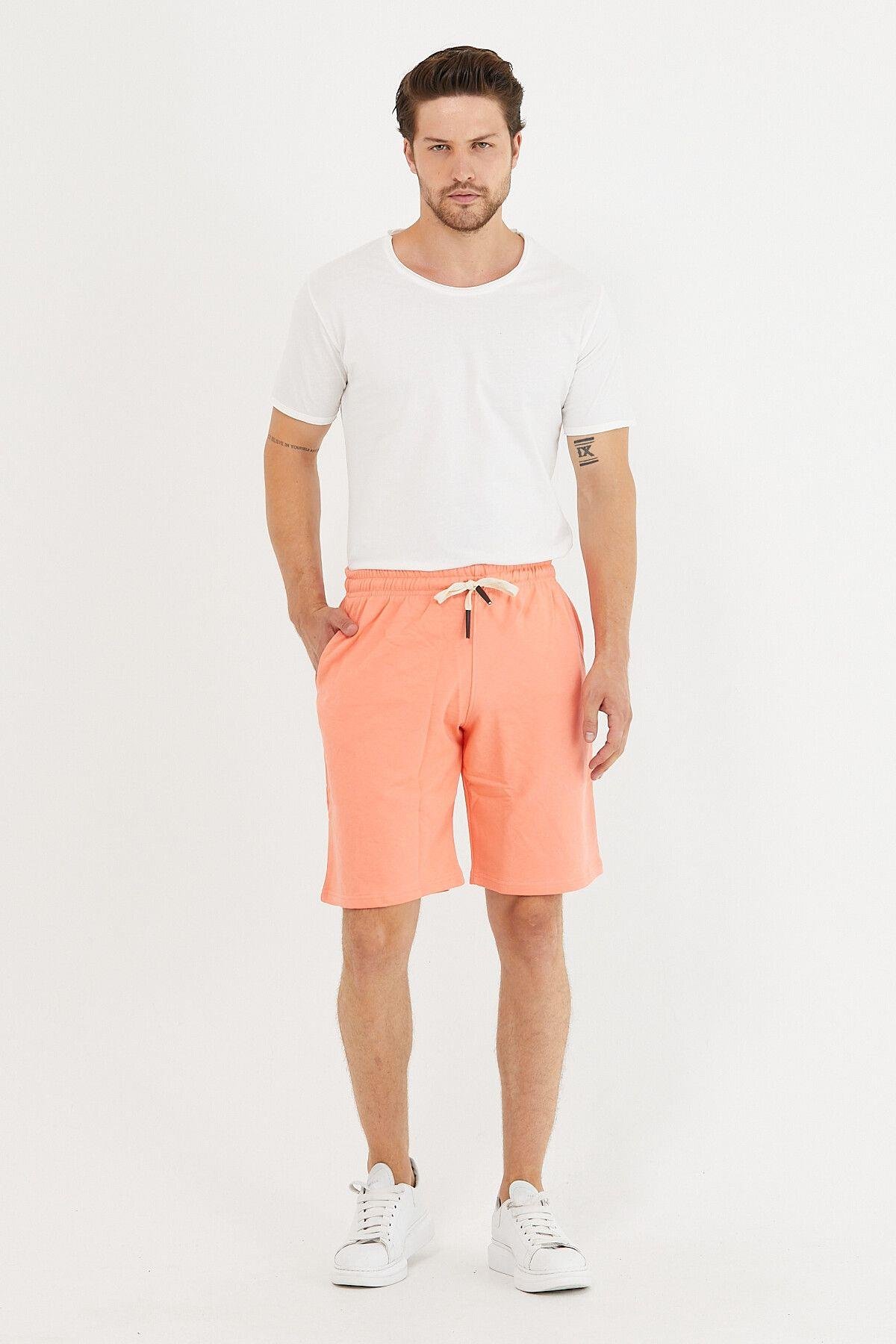 TARZ COOLŞort & BermudaKSSORT001Erkek Pembe Beli Lastikli Cepli Şort & Bermuda
