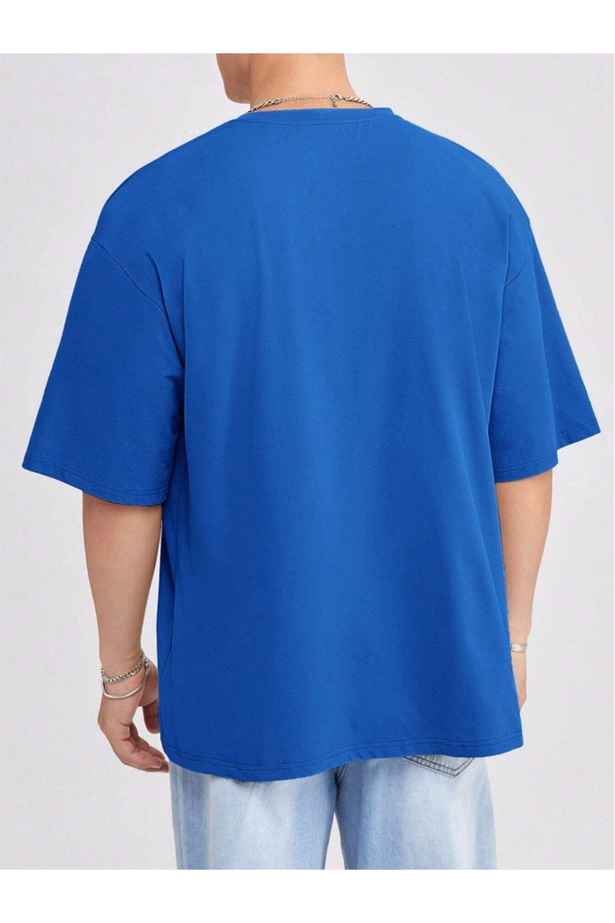 TARZ COOLT-ShirtOVTSRT0021Erkek Bisiklet Yaka %100 Pamuk T-Shirt