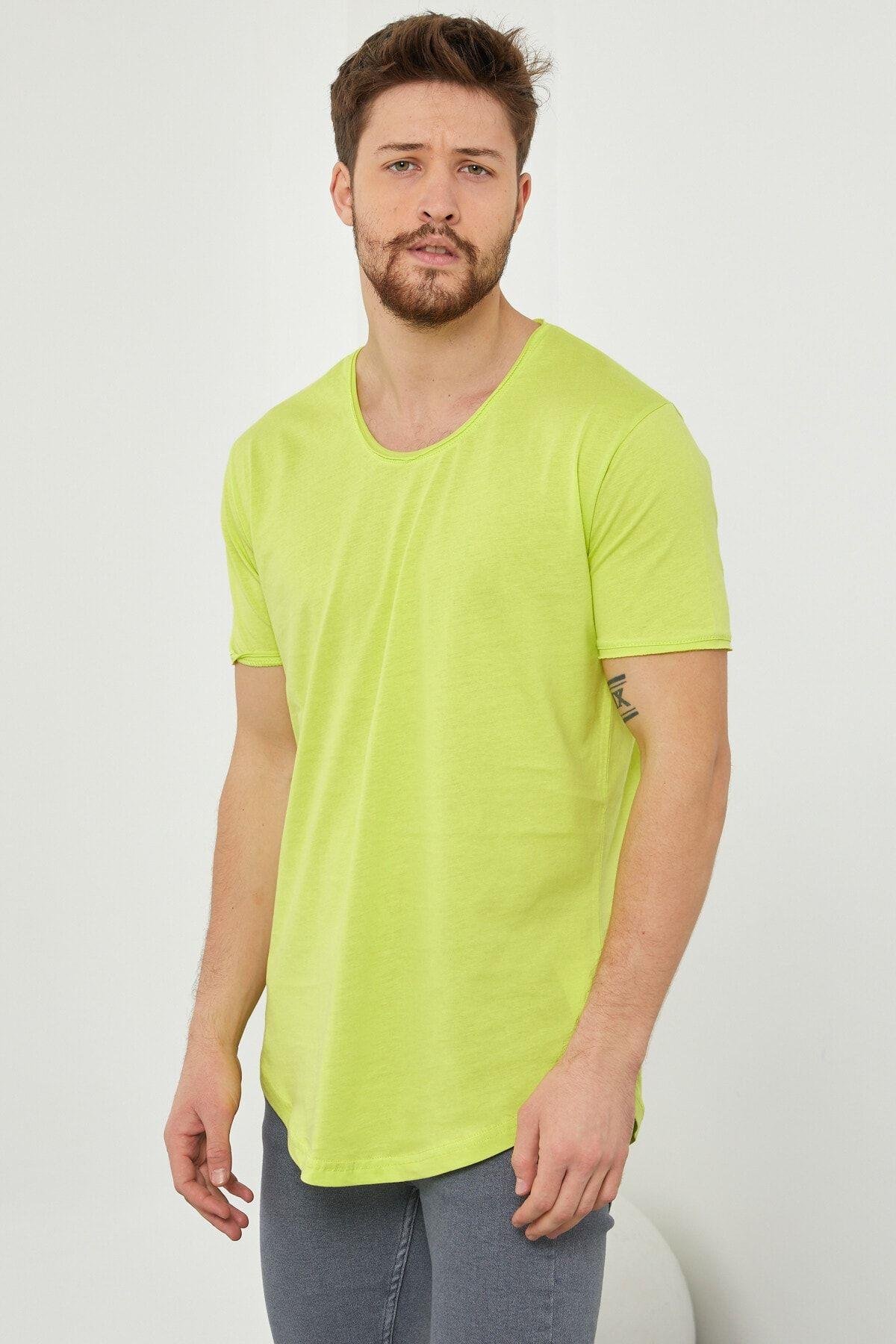 TARZ COOLT-ShirtTCPS001Erkek Fıstık Yeşili Salaş T-shirt-tcps001r55s