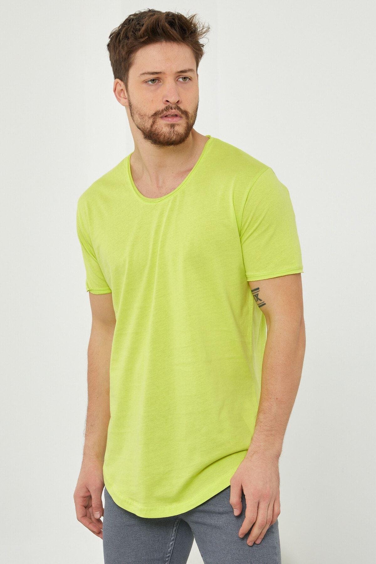 TARZ COOLT-ShirtTCPS001Erkek Fıstık Yeşili Salaş T-shirt-tcps001r55s