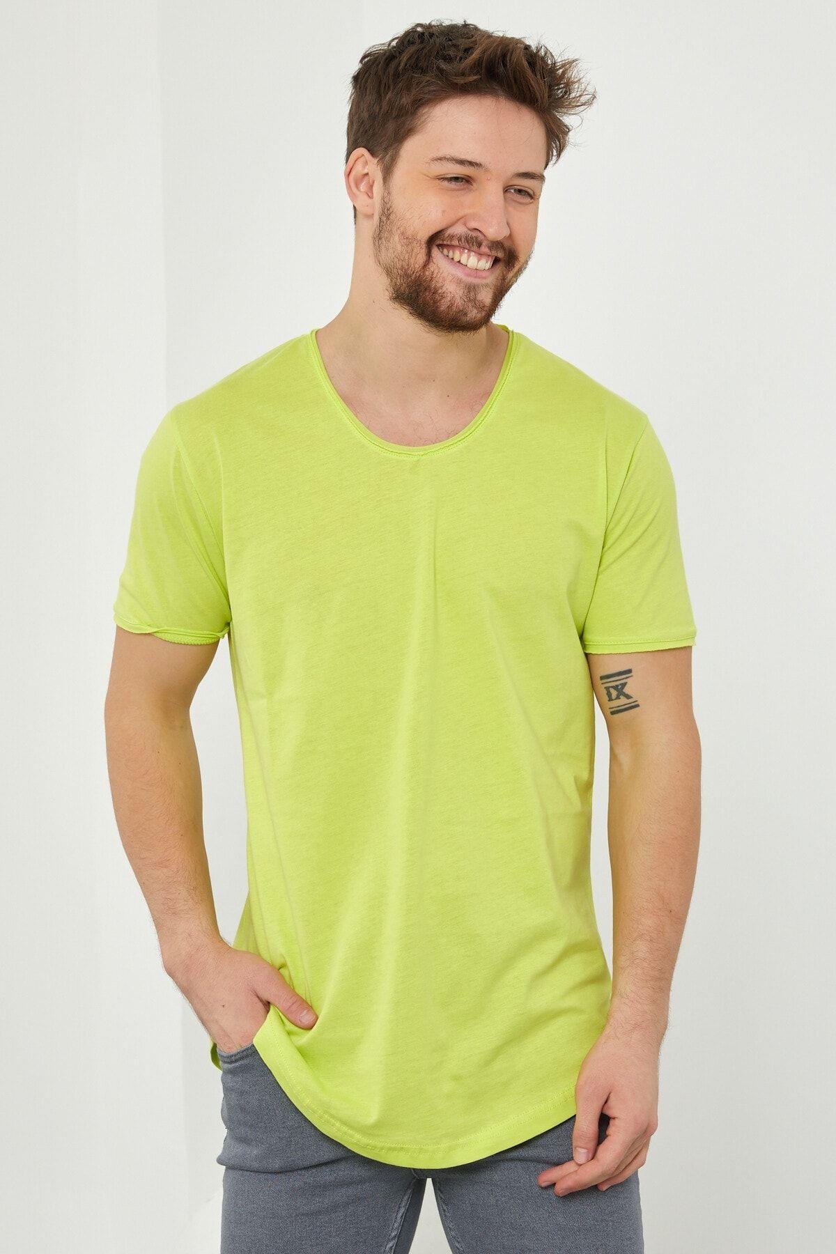 TARZ COOLT-ShirtTCPS001Erkek Fıstık Yeşili Salaş T-shirt-tcps001r55s