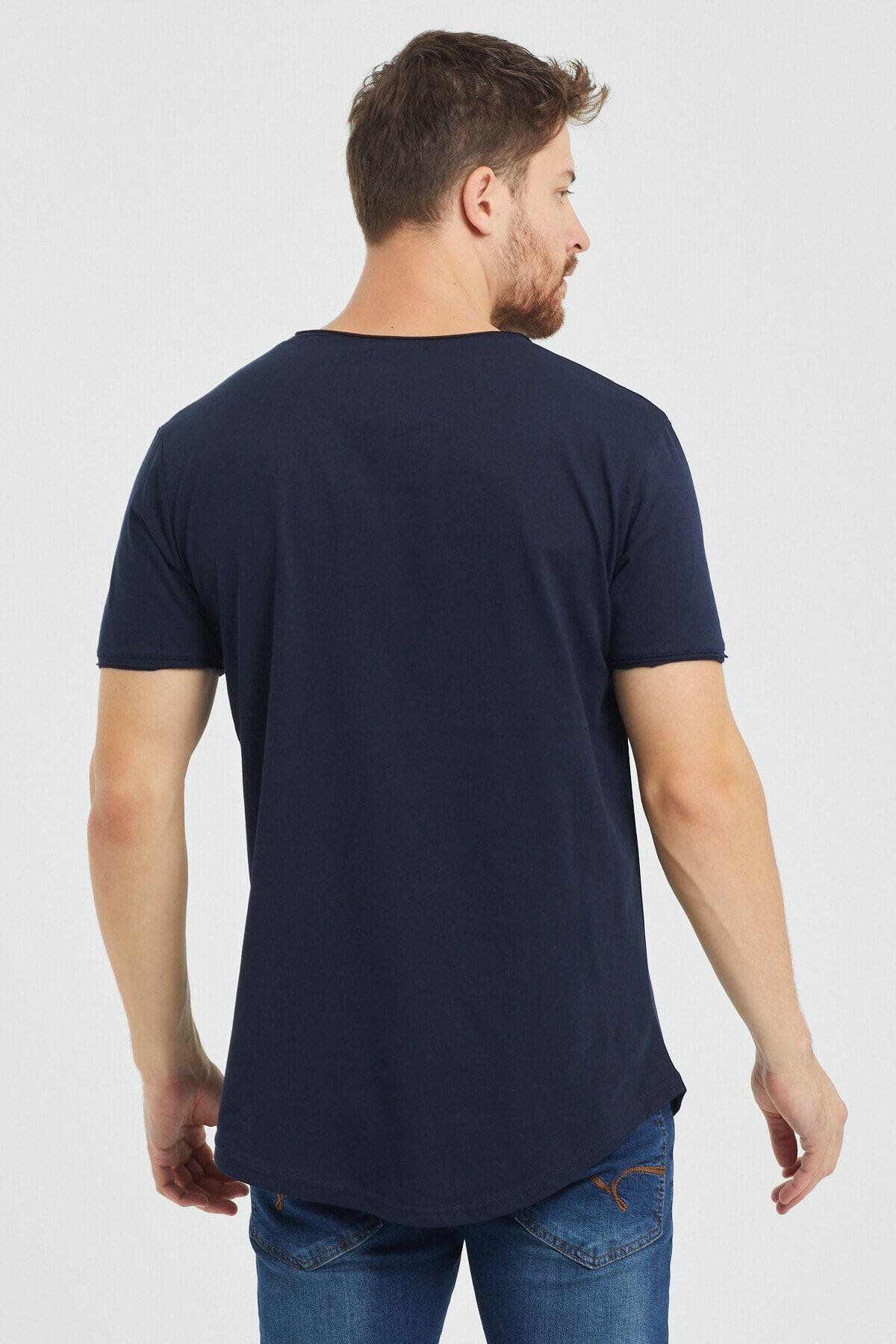 TARZ COOLT-ShirtTCPSLacivert Pis Yaka Salaş T-shirt- Tcpsr13s