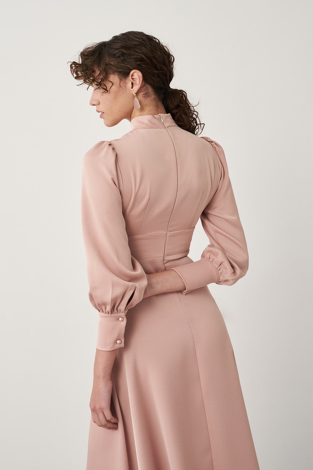 Ella Dress - Soğan Kabuğu