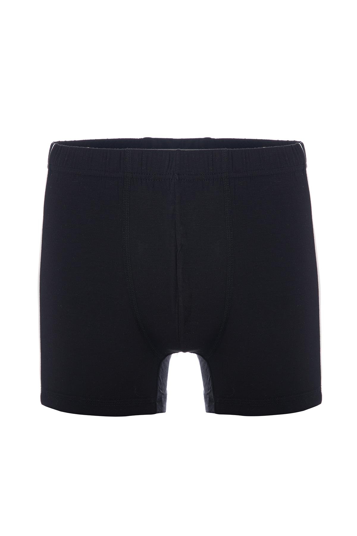 3 lü Erkek Bambu Likralı Esnek Boxer Seti 413