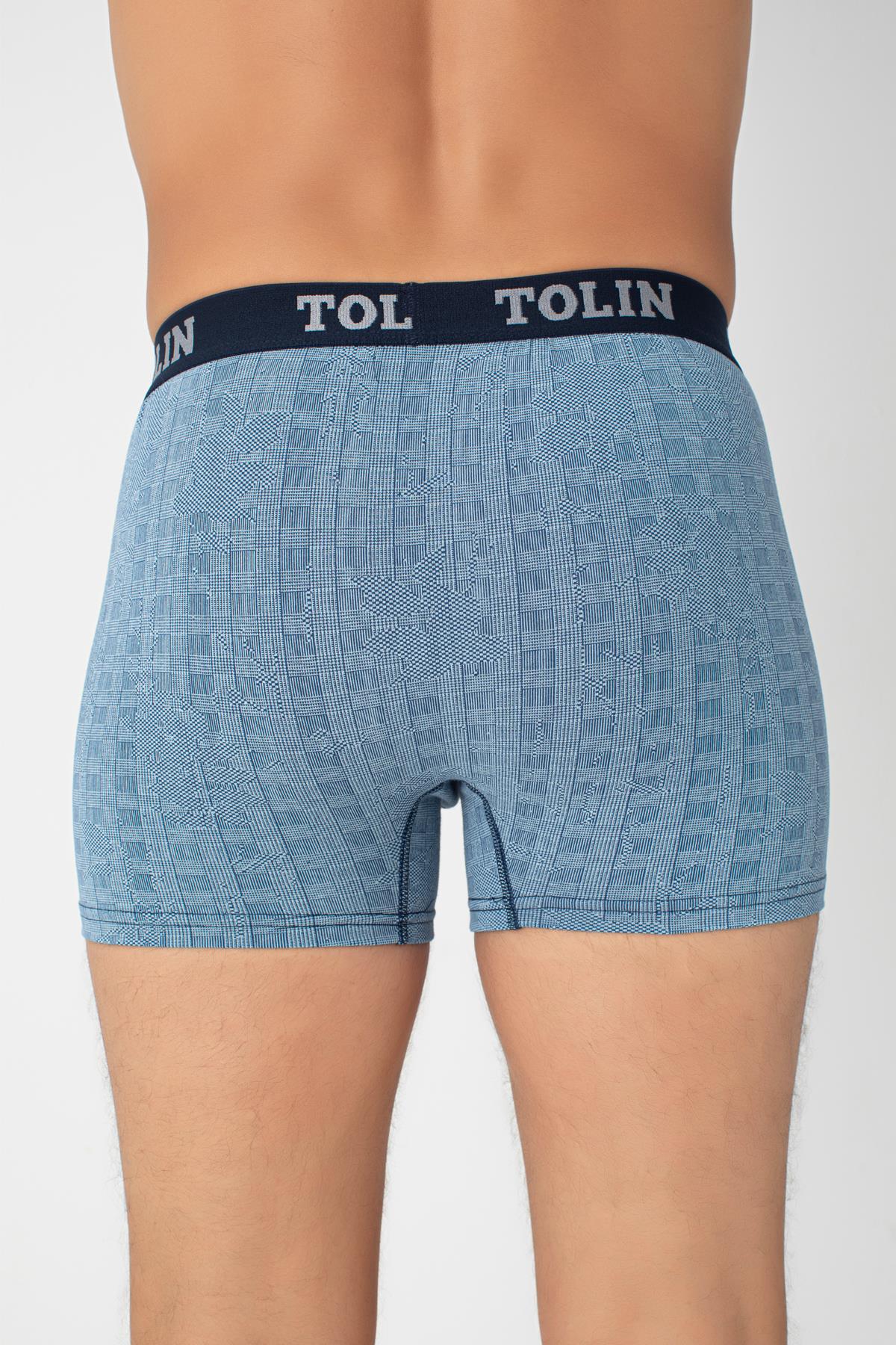 Erkek 6 lı Süprem Pamuklu Likralı Renkli Boxer Seti 4147