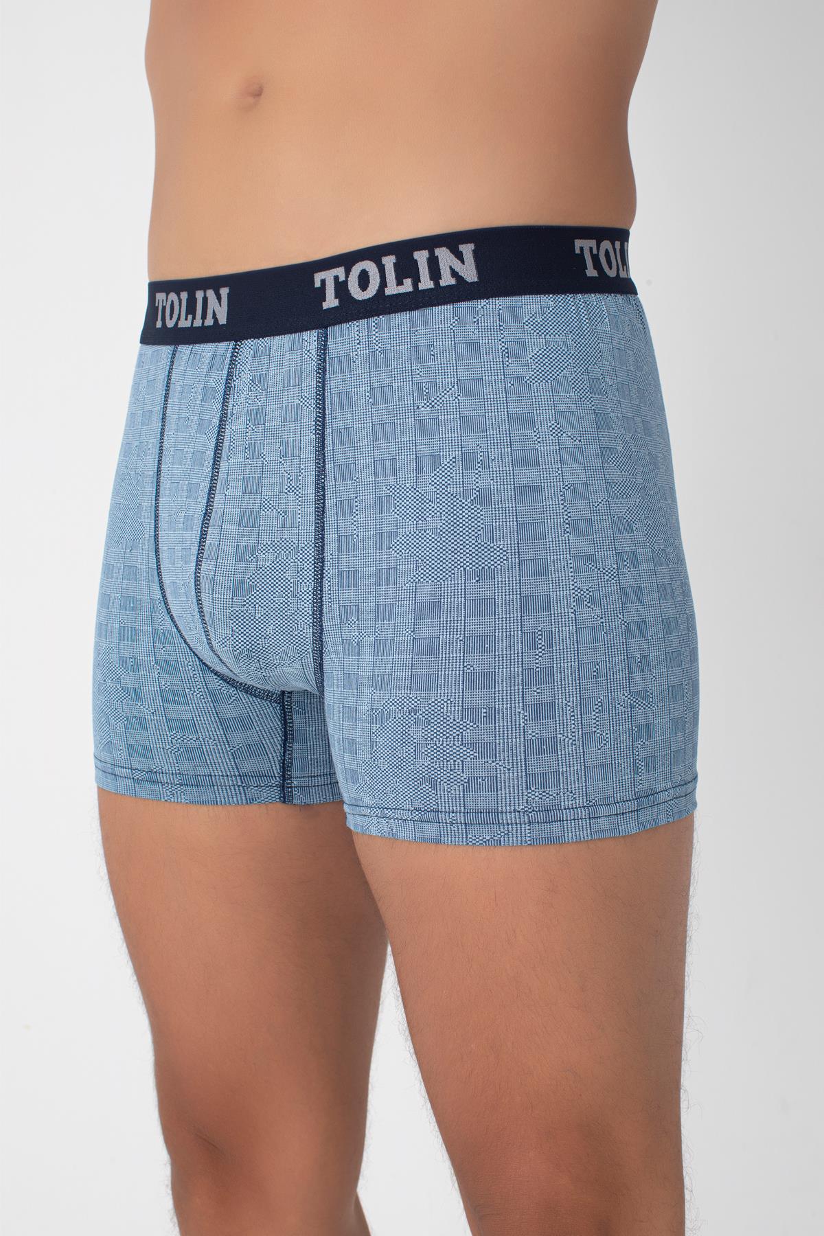 Erkek 6 lı Süprem Pamuklu Likralı Renkli Boxer Seti 4147