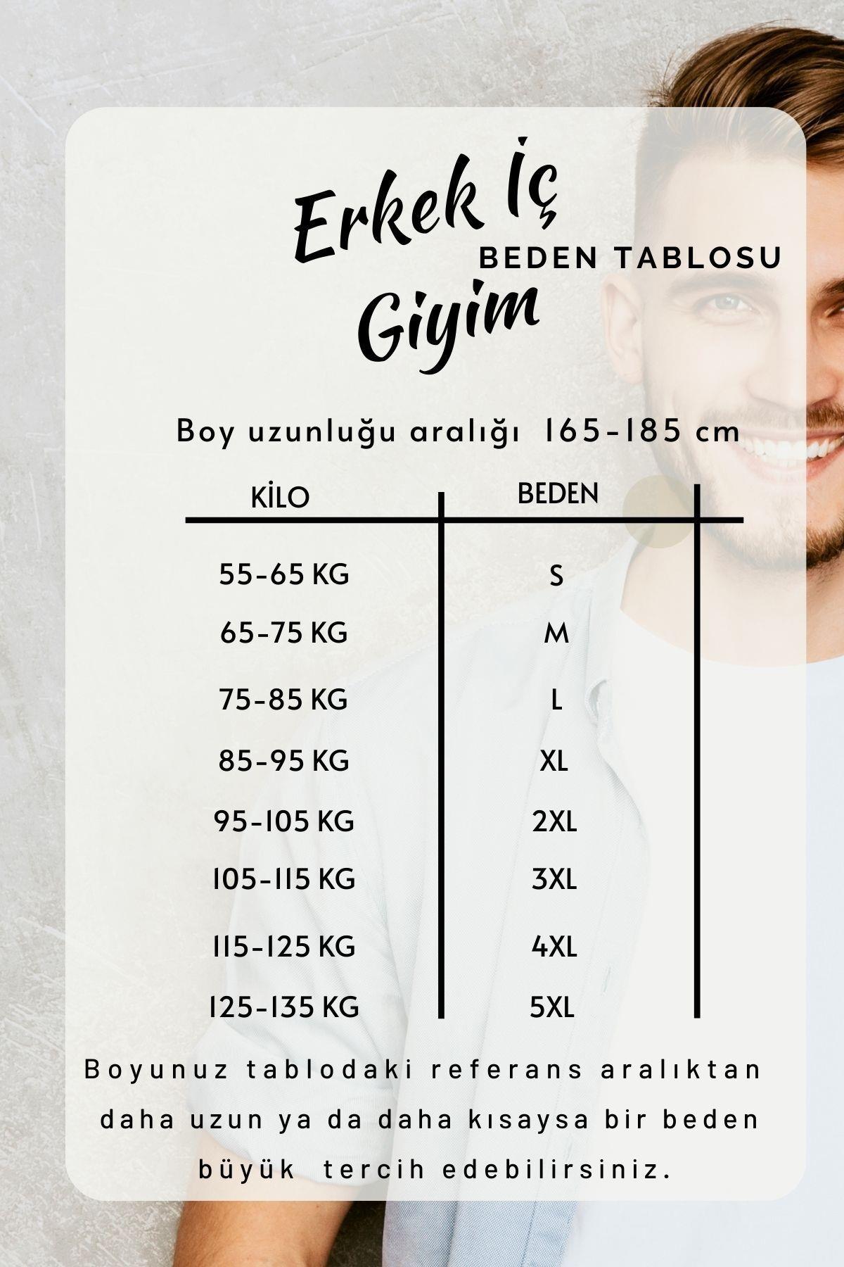 %100 Pamuk Erkek Süprem Şort Boxer 415