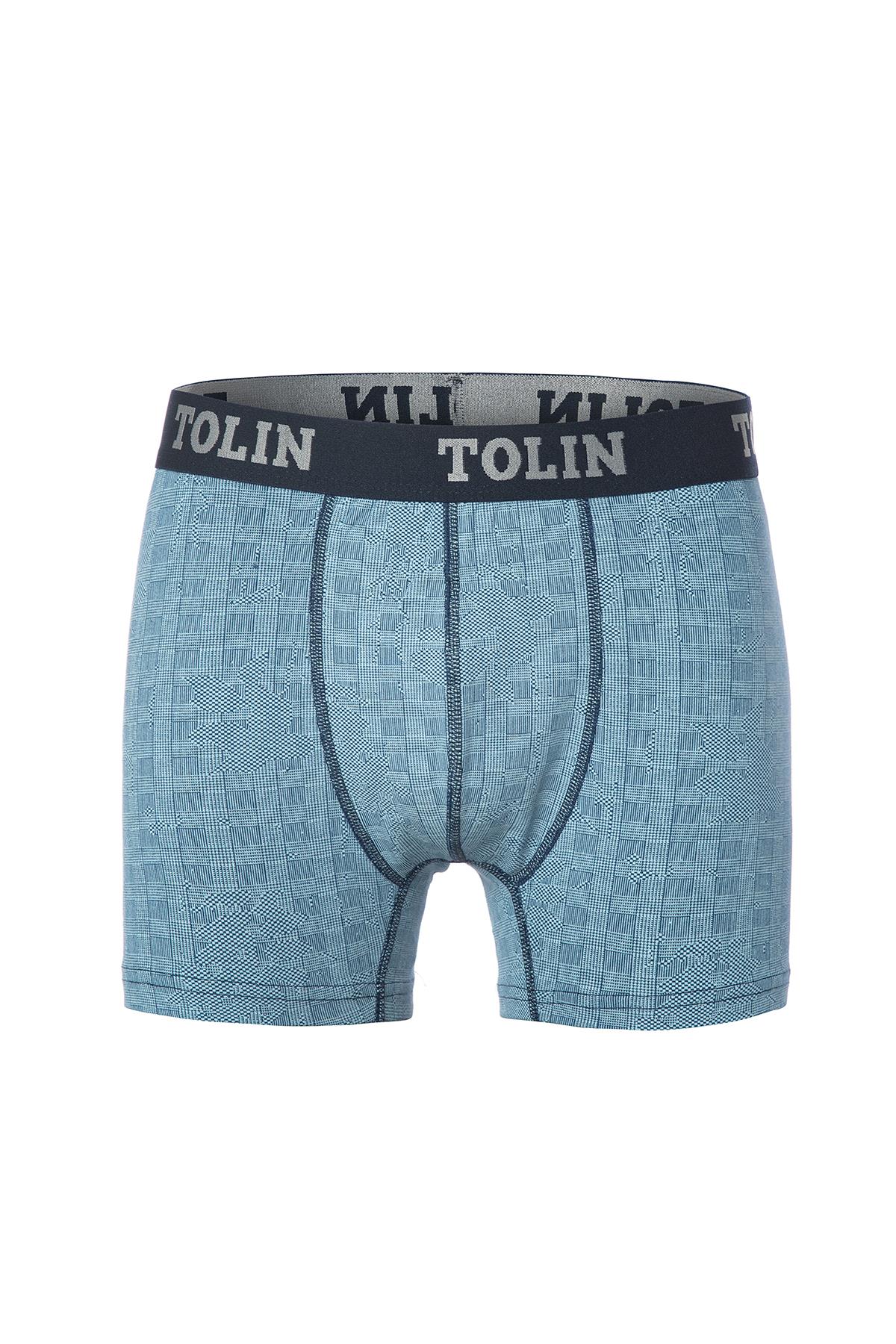 Erkek 6 lı Süprem Pamuklu Likralı Renkli Boxer Seti 4147