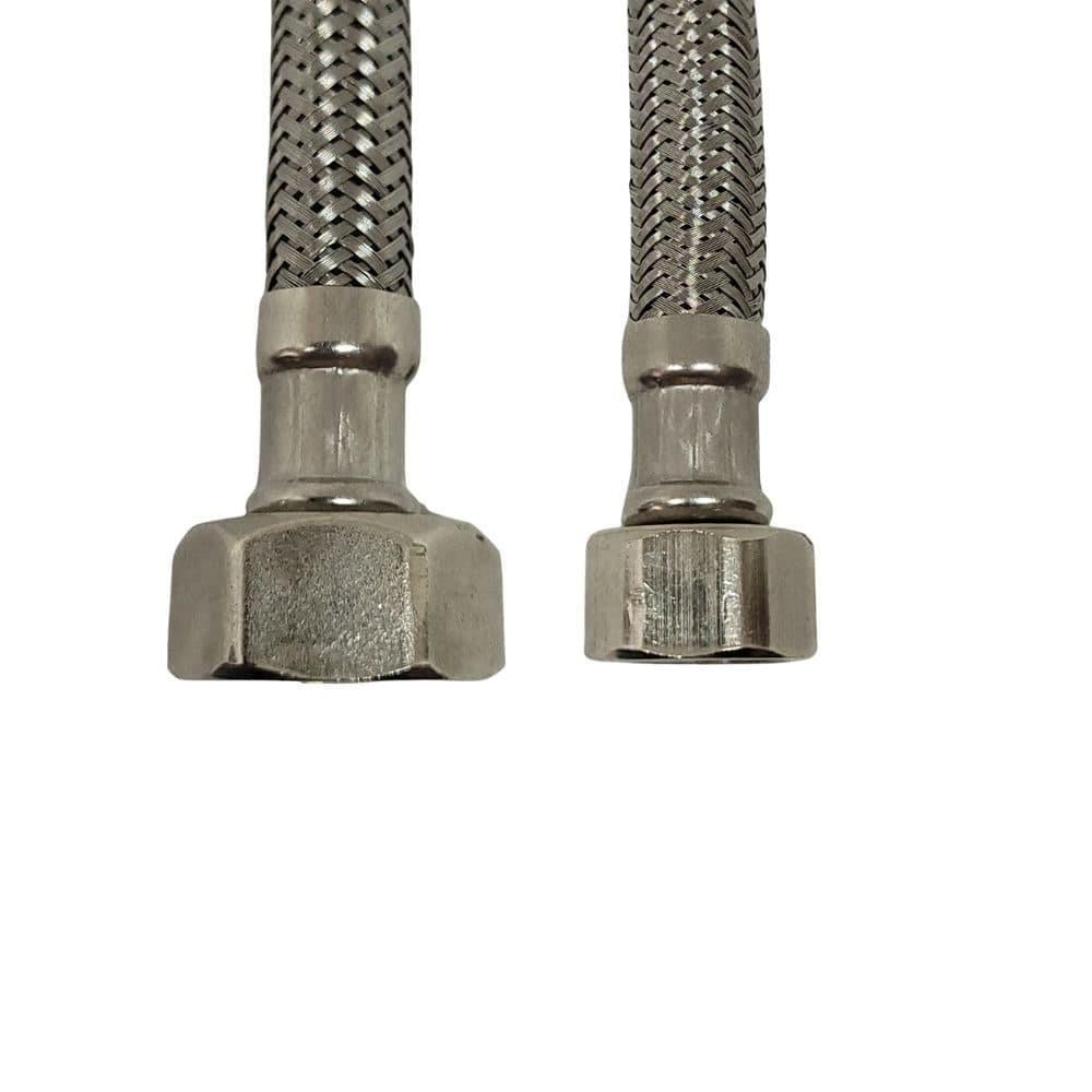Su Flex Hortumları-Diğer-3/8x1/2-20 cm Su Bağlantı Flex Hortumu-sf-3812020