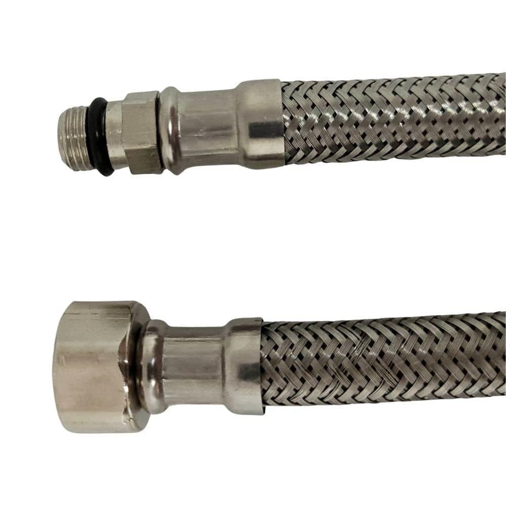 Su Flex Hortumları-Diğer-3/8xM10 Kısa-40 cm Batarya Bağlantı Flex Hortumu-sfk-3810040
