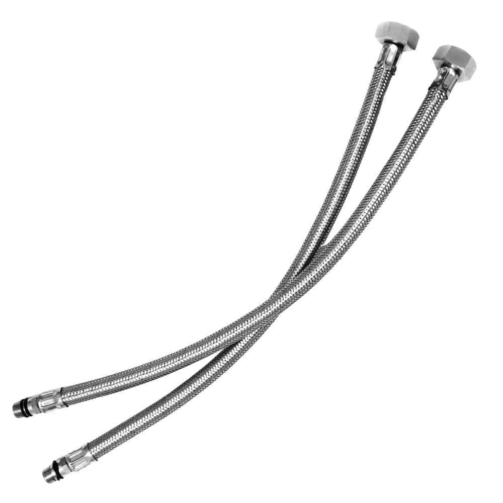 Su Flex Hortumları-Diğer-3/8xM10 Kısa-40 cm Batarya Bağlantı Flex Hortumu-sfk-3810040
