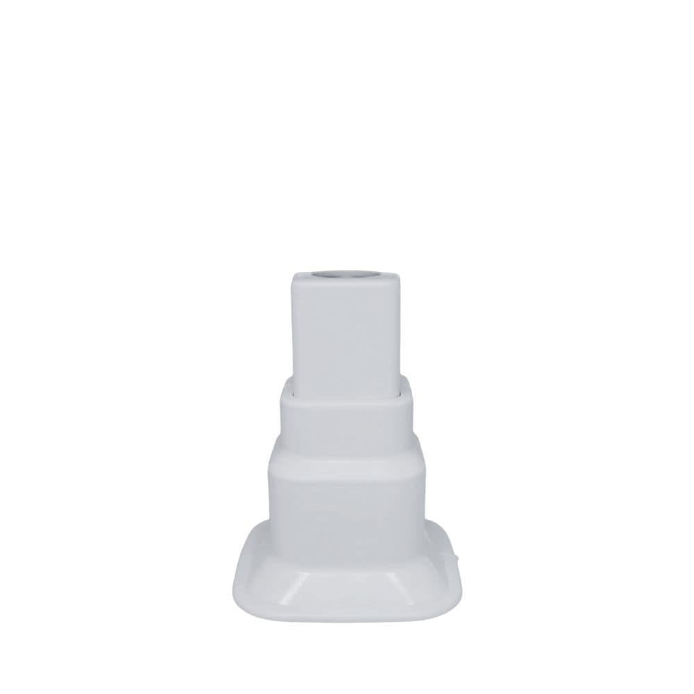 Boru Gizleme Aparatı Tekli Ayarlı Hareketli Kare Beyaz