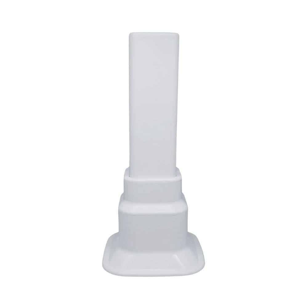 Boru Gizleme Aparatı Tekli Ayarlı Hareketli Kare Beyaz