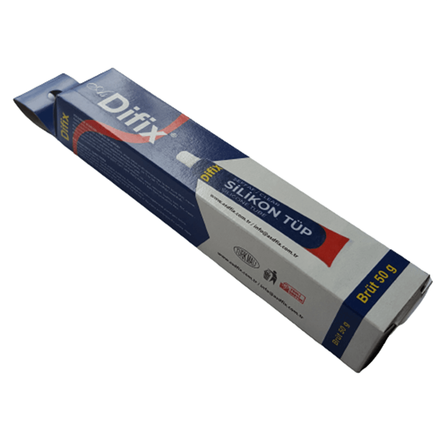 Difix Tüp Silikon Şeffaf 50 gr-difix-slk-50