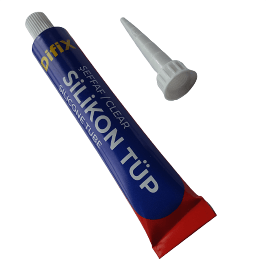 Difix Tüp Silikon Şeffaf 50 gr-difix-slk-50