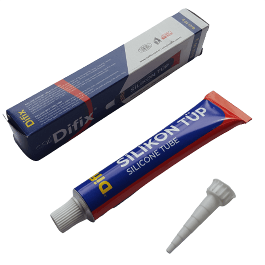 Difix Tüp Silikon Şeffaf 50 gr-difix-slk-50