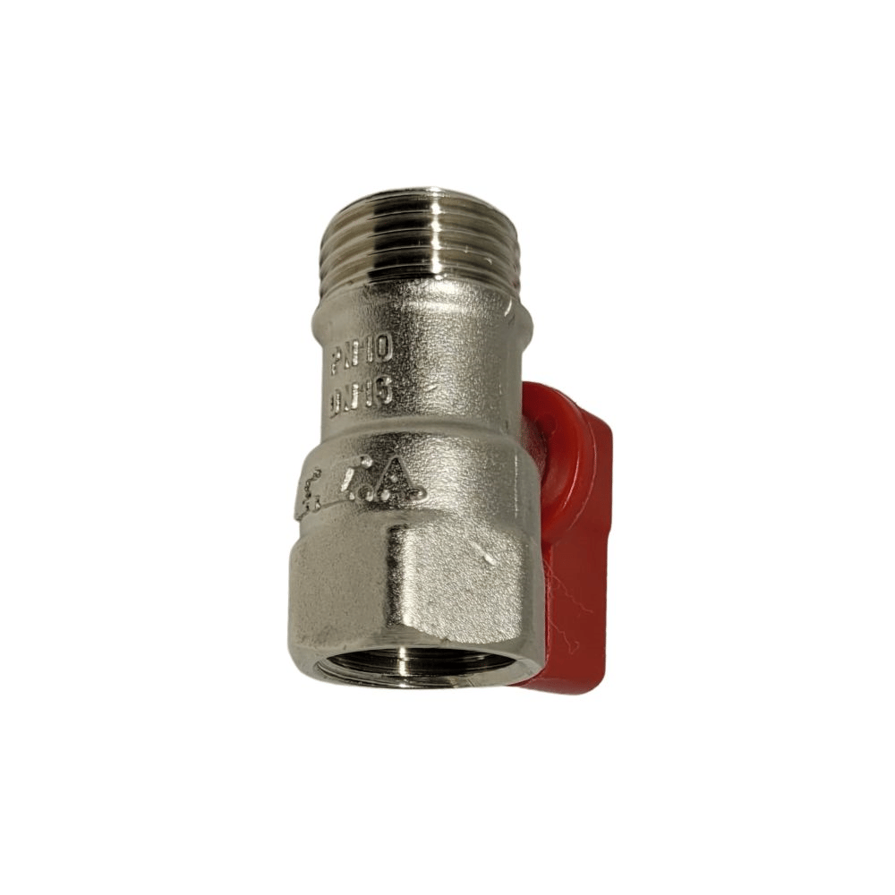 Su Vanaları-Eca-Eca 1/2 Mini Küresel Vana-Kırmızı-102122028