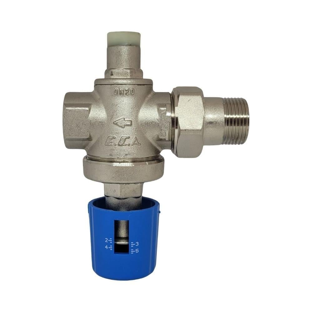 SU BASINÇ DÜŞÜRÜCÜLER-Eca-Eca 3/4" Su Basınç Düşürücü Volan Ayarlı Rakorlu-602111110