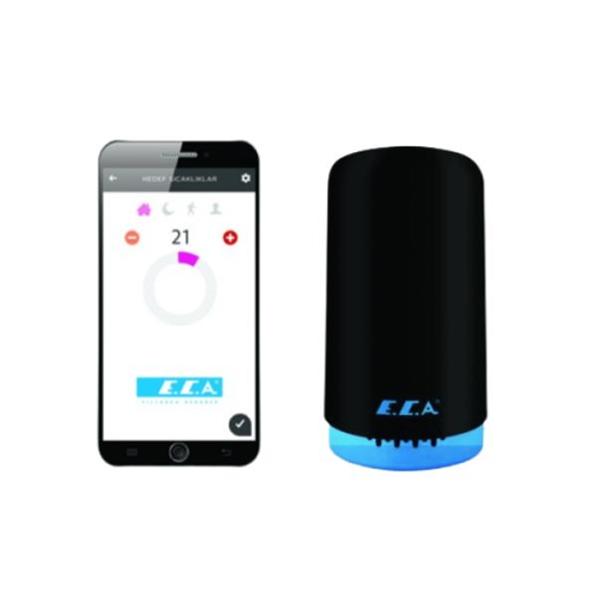 Eca Kablosuz Wifi Bağlantılı Akıllı Oda Termostatı (Kombi ve Klima)-7006907804