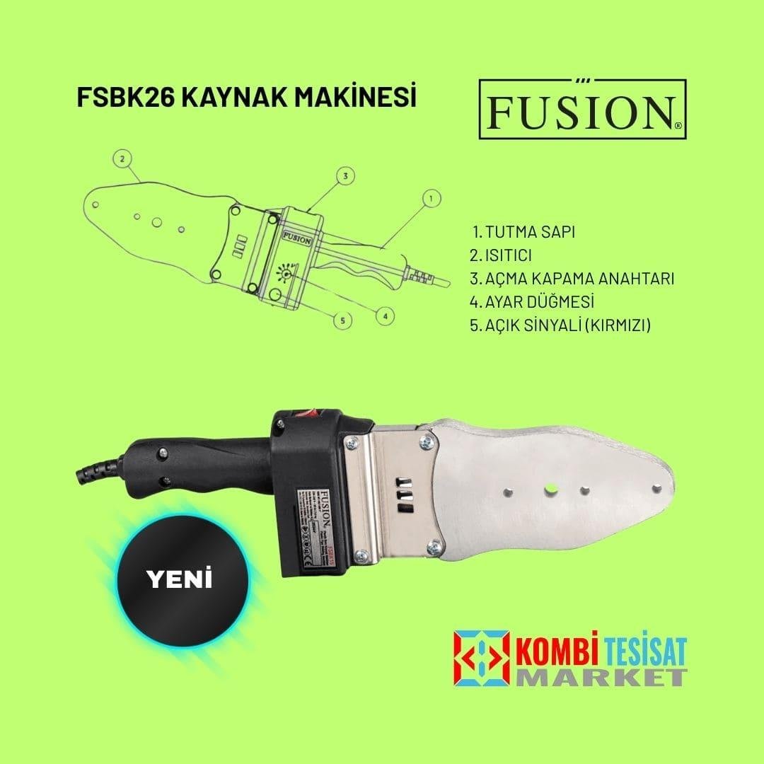 Fusion Kaynak Makinesi FSBK15 (Ayak Hariç)
