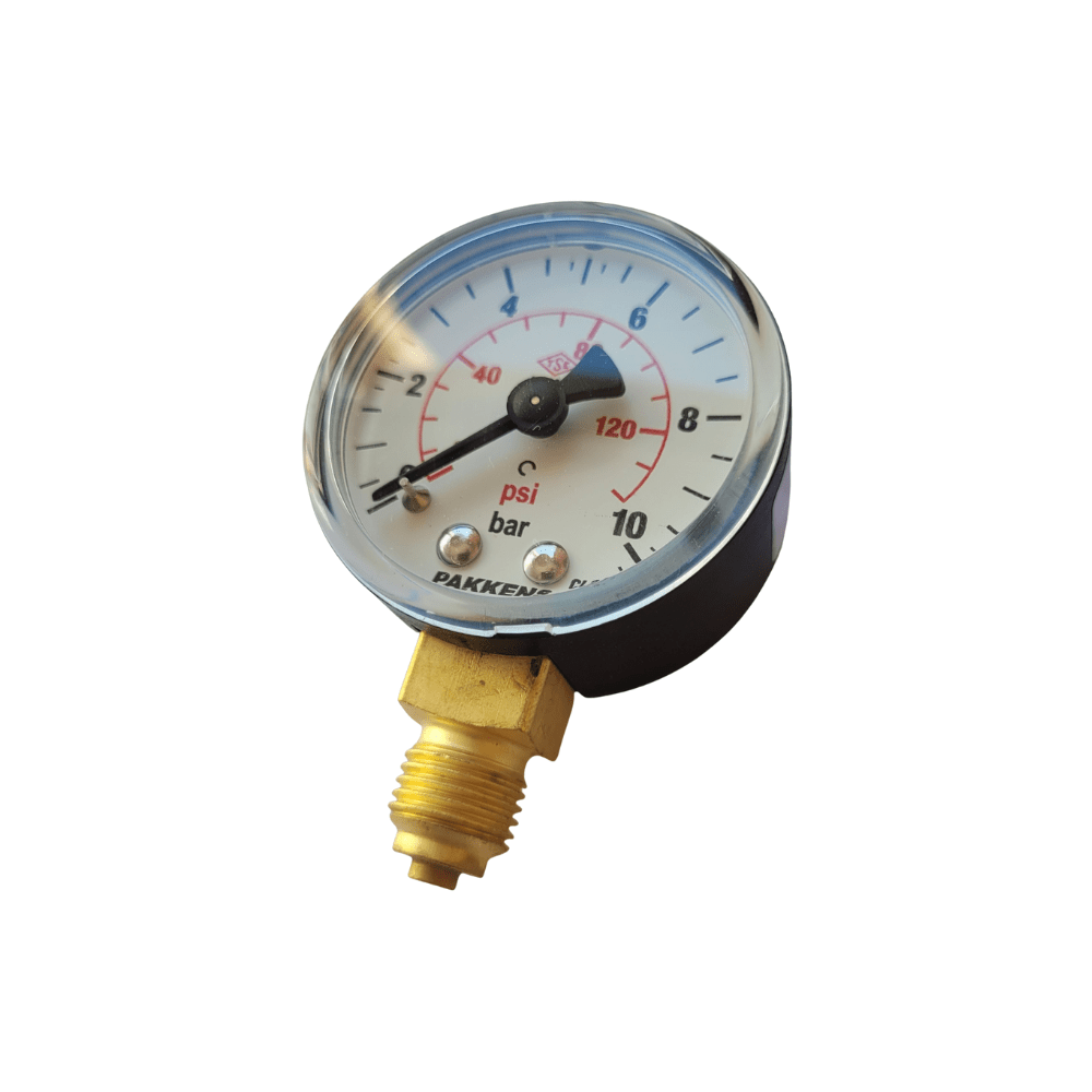Pakkens Manometre 50 mm 10 bar 1/4